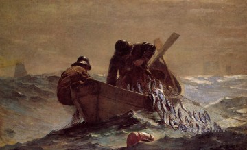  marino Decoraci%C3%B3n Paredes - The Herring Net Realismo pintor marino Winslow Homer